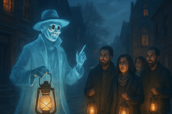 Ghost Tour Operator illustration