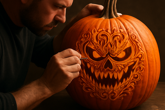 Pumpkin Carver or Artist illustration
