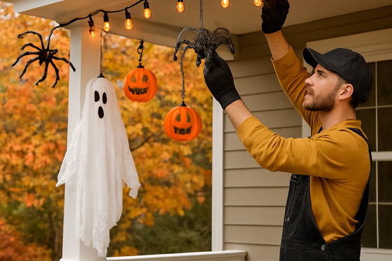 Seasonal Decorator for Homes and Businesses illustration