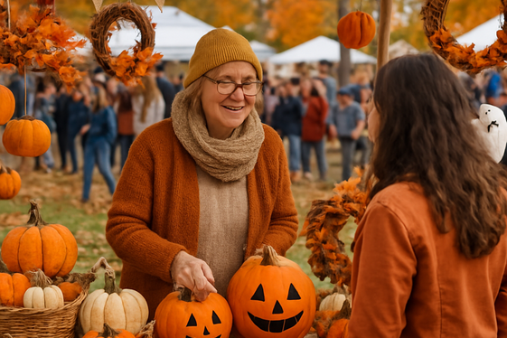 Fall Festival Vendor illustration