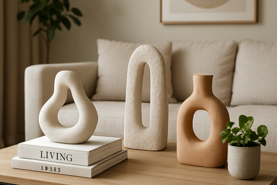 Try Sculptural Pieces for Visual Interest illustration