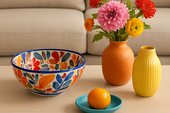 Use Color Pops to Liven Up Neutral Spaces illustration