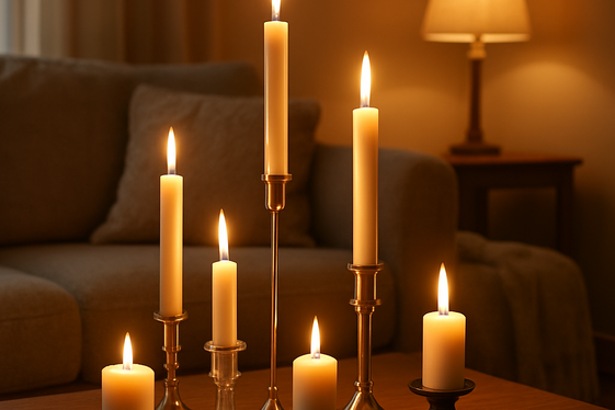 Add Candles for Warmth and Ambiance illustration