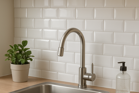 Use Peel-and-Stick Backsplash Tiles in the Kitchen illustration