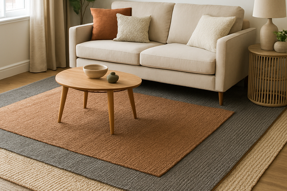 Layer Cozy Rugs to Define and Warm Spaces illustration