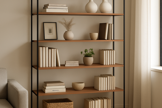 Set Up a Stylish Open Shelving Unit illustration