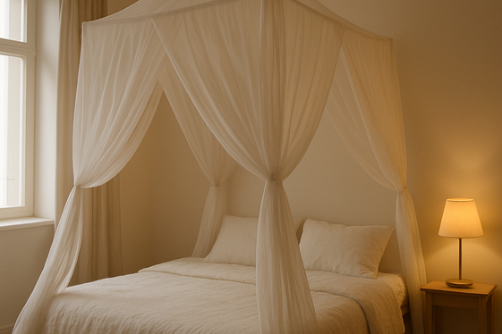 Drape Fabric Canopies or Curtains for Softness illustration