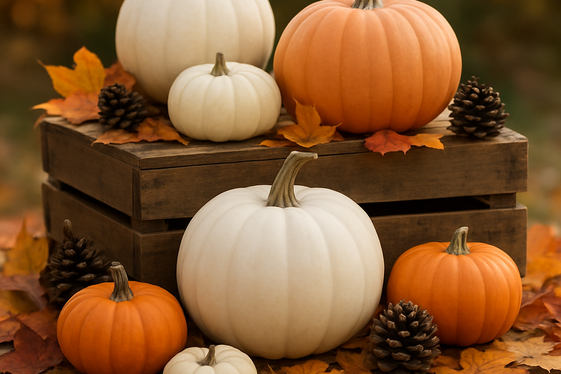 Crafting an Inviting Pumpkin Display with a Twist illustration