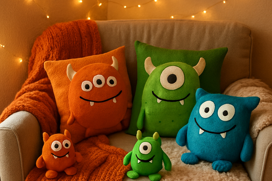 Setting Up a Monster-Themed Cozy Corner illustration