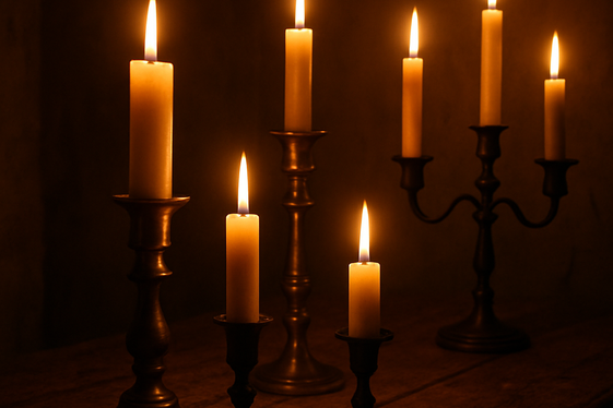 Using Warm Candlelight to Set a Mysterious Glow illustration