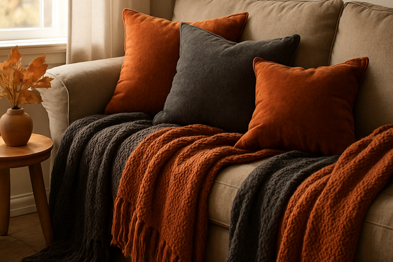Layering Textiles for Cozy Comfort and Halloween Flair illustration