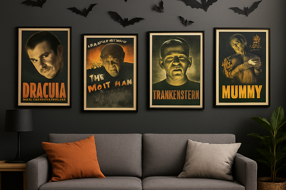 Adding Whimsical Halloween Wall Art illustration