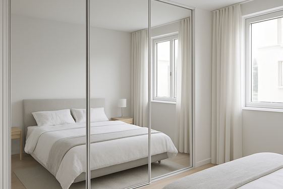 Incorporate Mirrored Wardrobe Doors for Function and Style illustration