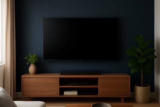 Create Contrast with Dark Paint or Wallpaper illustration