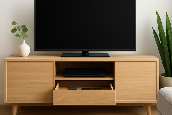 Try a Multi-Functional Media Console illustration
