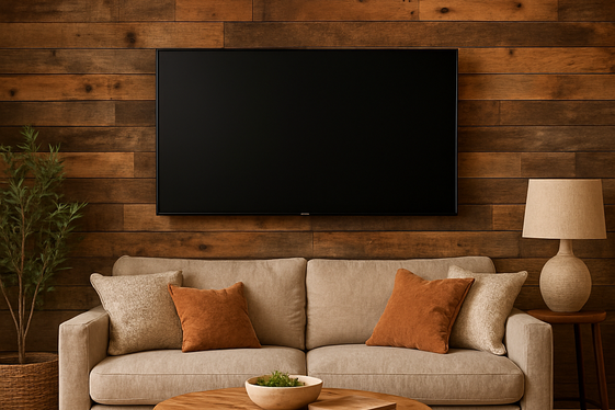 Use a Reclaimed Wood Accent Wall illustration