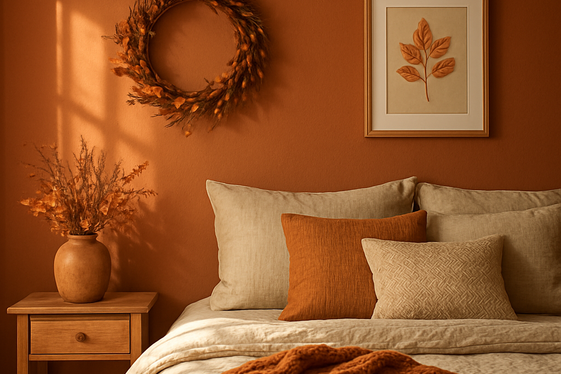 Embrace Warm Earthy Tones on Your Walls illustration