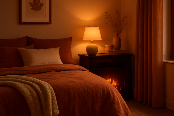 Add a Faux Fireplace or Electric Heater illustration