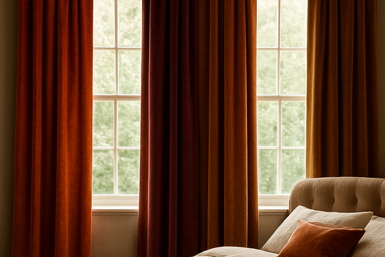 Bring in Textured Curtains or Drapes illustration