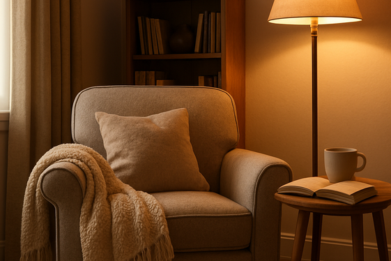 Create a Cozy Reading Nook illustration