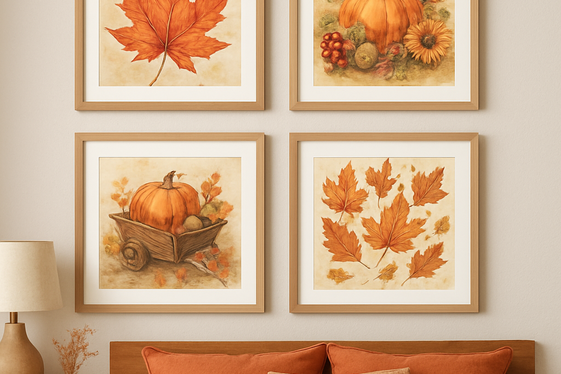 Hang Fall-Themed Wall Art illustration