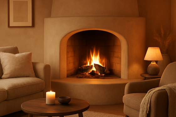 Curved Fireplaces for a Soft, Cozy Look illustration