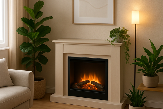 Eco-Friendly Electric Fireplaces for Green Living illustration