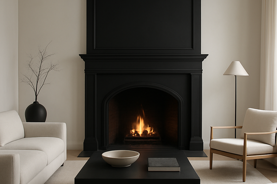 Bold Black Fireplaces for Dramatic Impact illustration