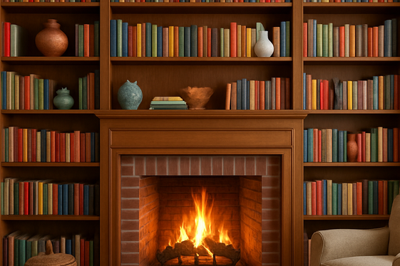 Built-In Bookshelf Fireplaces for Function and Style illustration