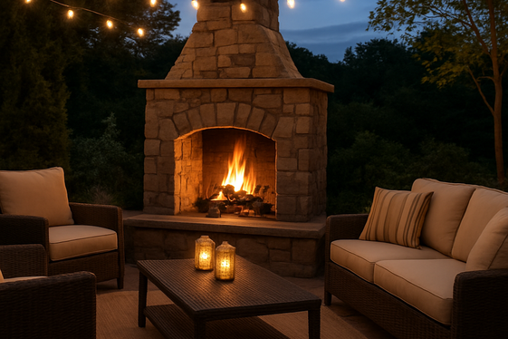 Outdoor Fireplaces to Extend Your Living Space illustration