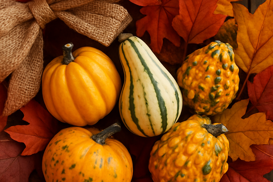 Using Miniature Gourds for Texture illustration