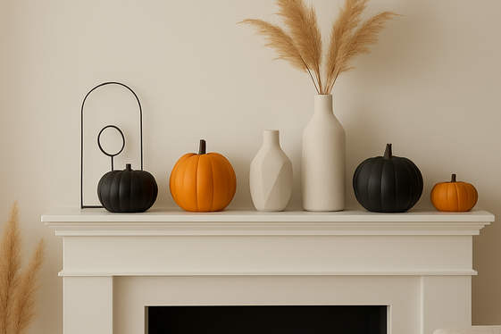 Orange and Black Minimalist Magic illustration