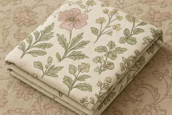 Botanical Prints on Rugs and Throws illustration
