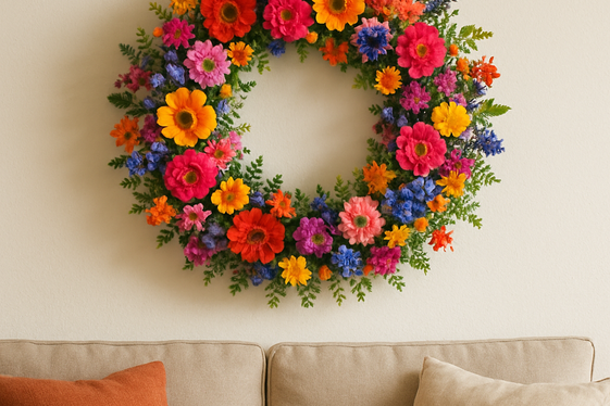 Flower Wreaths for Every Season illustration