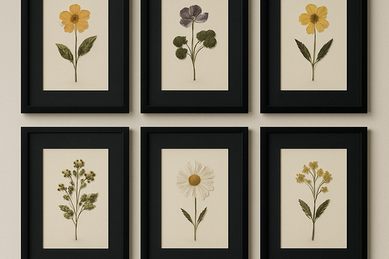 Pressed Flower Frames for Personalized Decor illustration