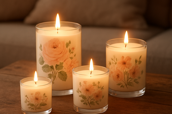 Floral Scented Candles to Set the Mood illustration