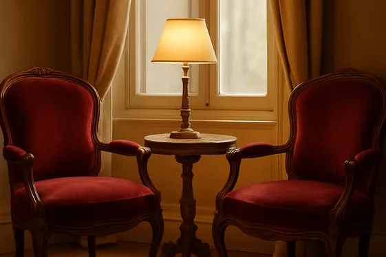 Creating a Cozy Nook with French Armchairs illustration