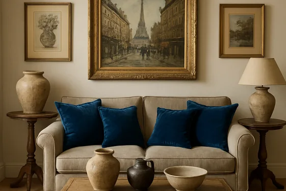 Essential French Blue Accents for Charm and Depth illustration
