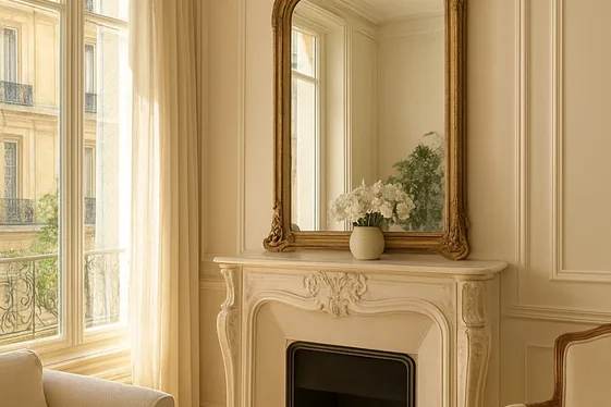 Accessorizing with Vintage French Mirrors illustration