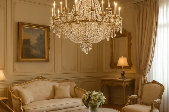 Use Statement Chandeliers to Draw Attention illustration