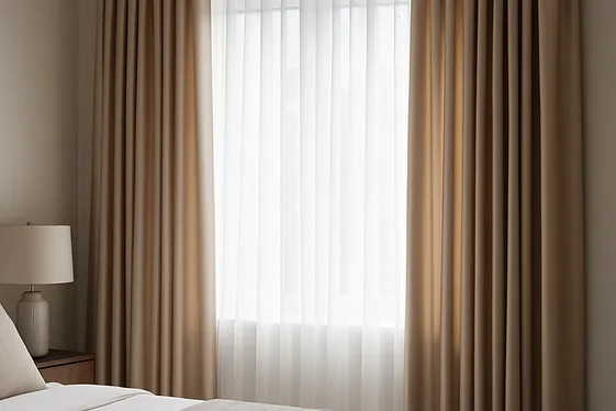 Install Layered Window Treatments for Versatility illustration