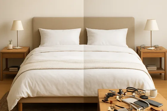 Do and Don’t of Bedroom Accessories illustration