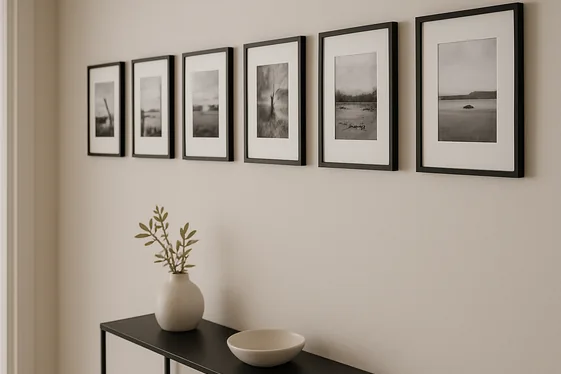 Create a Gallery Wall with Slim Frames illustration