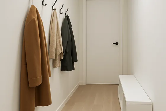 Do and Don't: Hallway Storage Solutions illustration