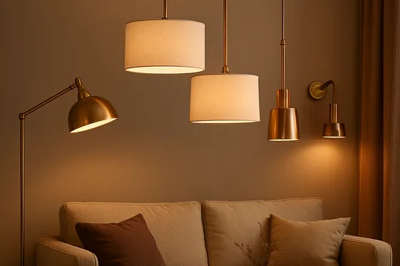 Perfect Lighting Fixtures for Warm Modern Vibes illustration