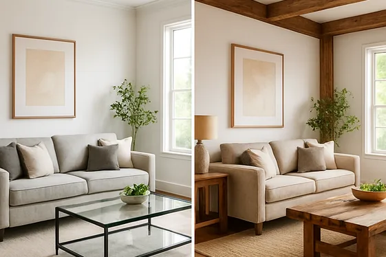 Transforming Your Living Room With Natural Wood illustration