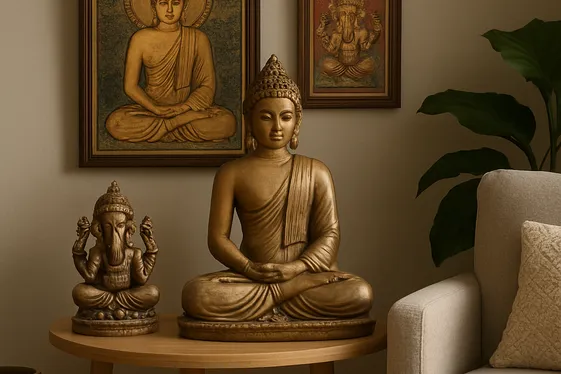 Feature Indian Spiritual Art and Statues for Peaceful Vibes illustration