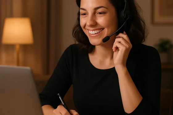 Remote Sales Representative for Home Products illustration