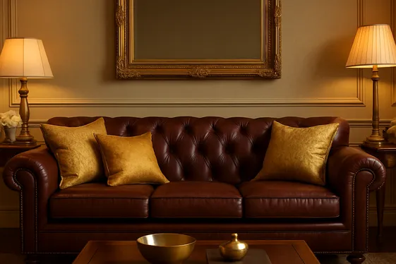 Using Brown Leather Furniture for Classic Elegance illustration