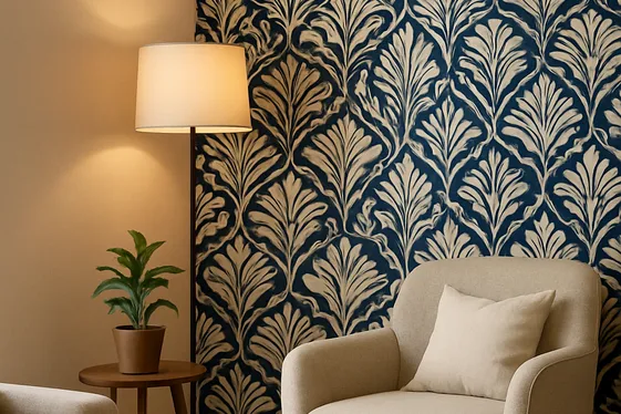 Use Wallpaper or Accent Paint to Define the Corner illustration